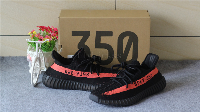 Adidas Yeezy 350 Boost V2 Black red